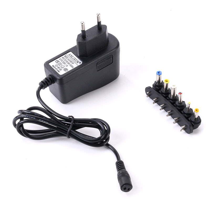 Multifunction power adapter 9V 2A European gauge